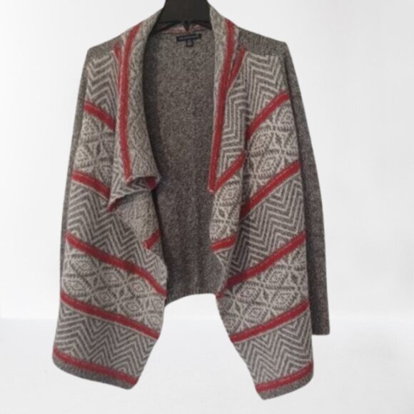 American Eagle Outfitters Open Front Waterfall Cardigan Size S - Picture 1 of 6